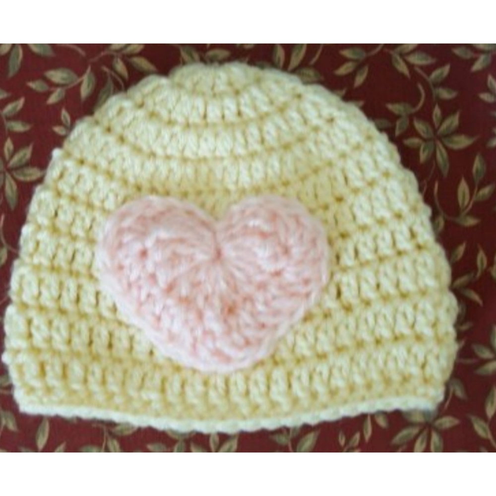 Handcrafted Crochet Newborn Baby Beanie